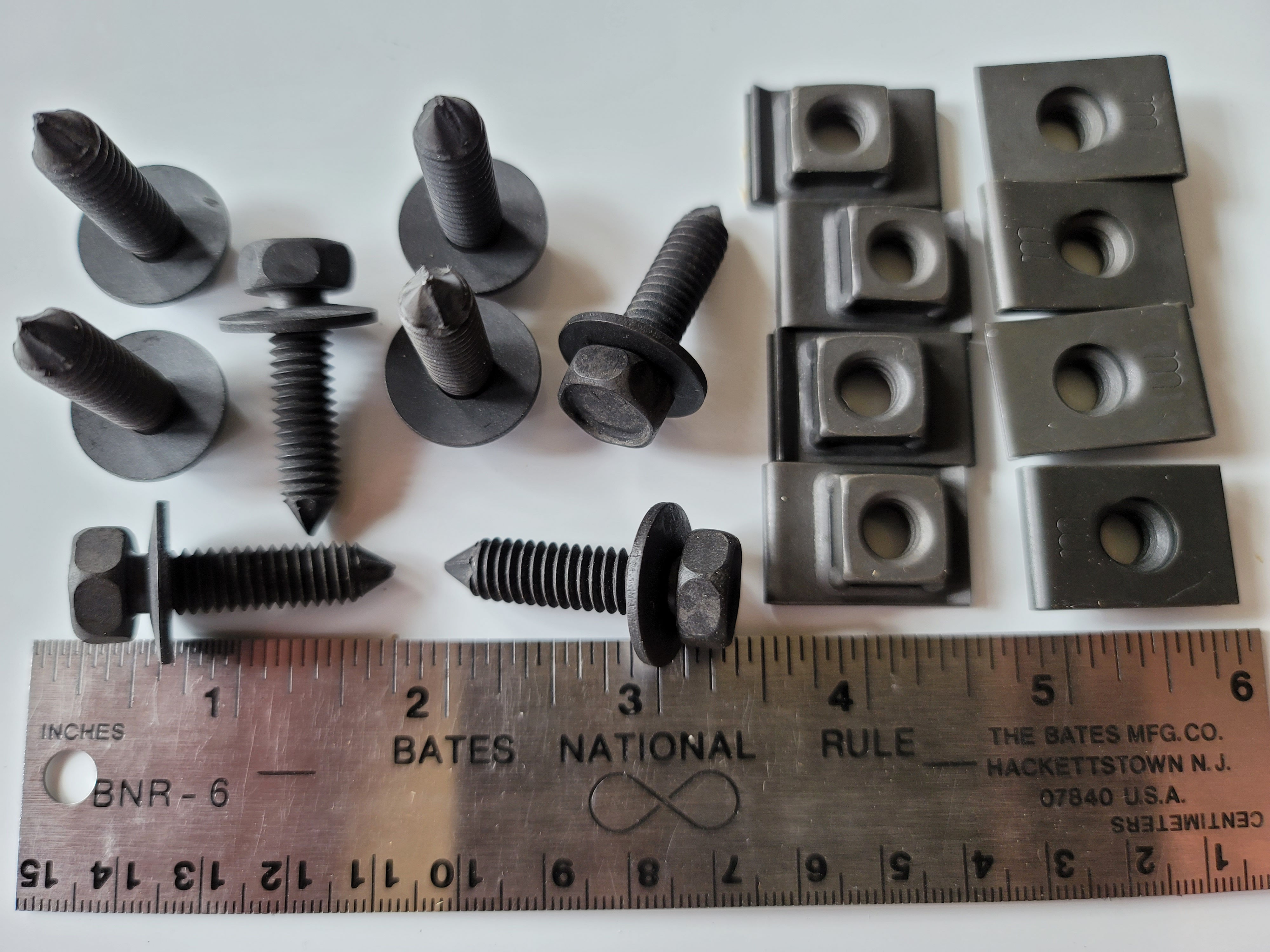 67 Camaro Fender Lwr Extensions Assembly Hardware