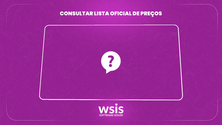 CONSULTAR LISTA OFICIAL DE PREÇOS