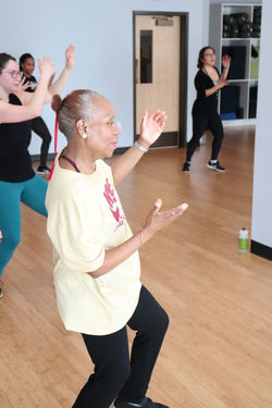 Class at YogaWorks on 14th! Thanks to @ilovegueli for photos
