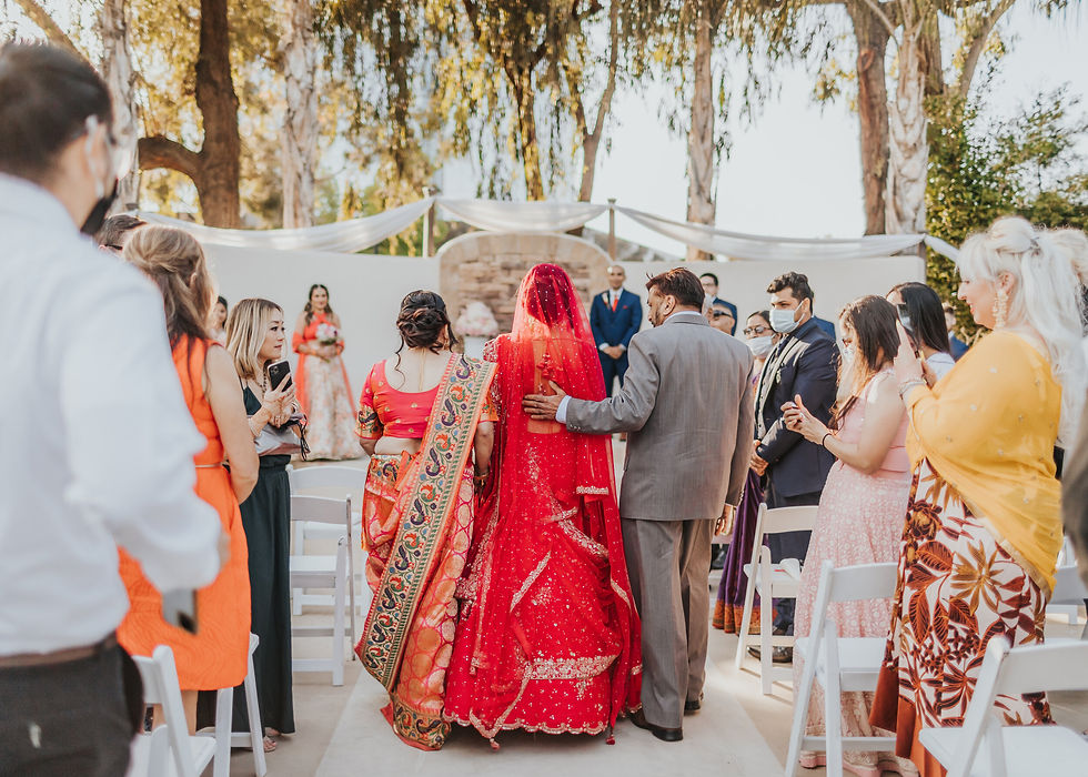Sand, sea, and a beautiful ceremony. This coastal chic fusion wedding is a dream come true.