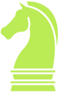 Green knight chess piece for About us marketing strategists