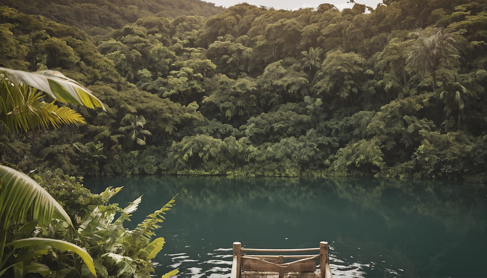 Vista Lagoa com Pier