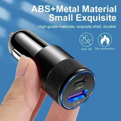 KFZ-Ladegerät USB-A + USB-C – Zigarettenanzünder 18W