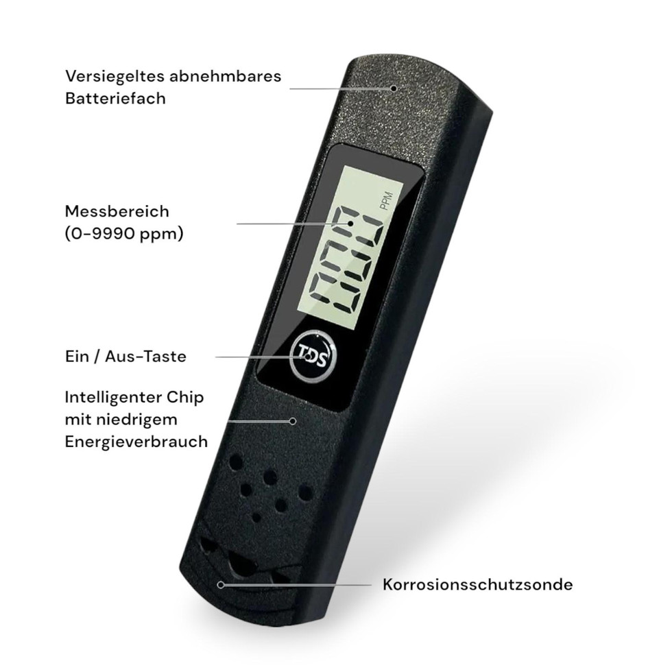 Mini TDS-Messgerät ST-02 – Wassertester für Trinkwasser