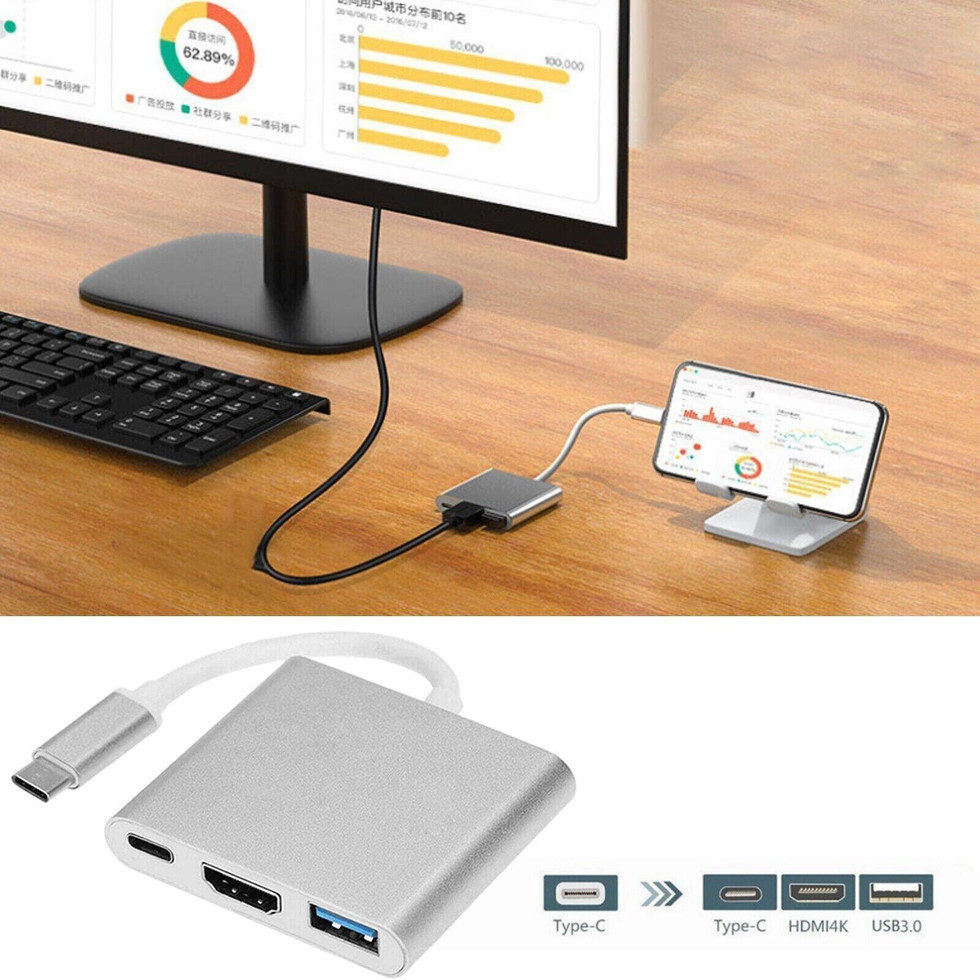 USB-C auf HDMI Adapter – 4K, Plug & Play