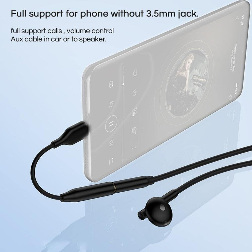 USB-C auf 3,5mm Klinke Audio-Adapter – Schwarz/Weiß