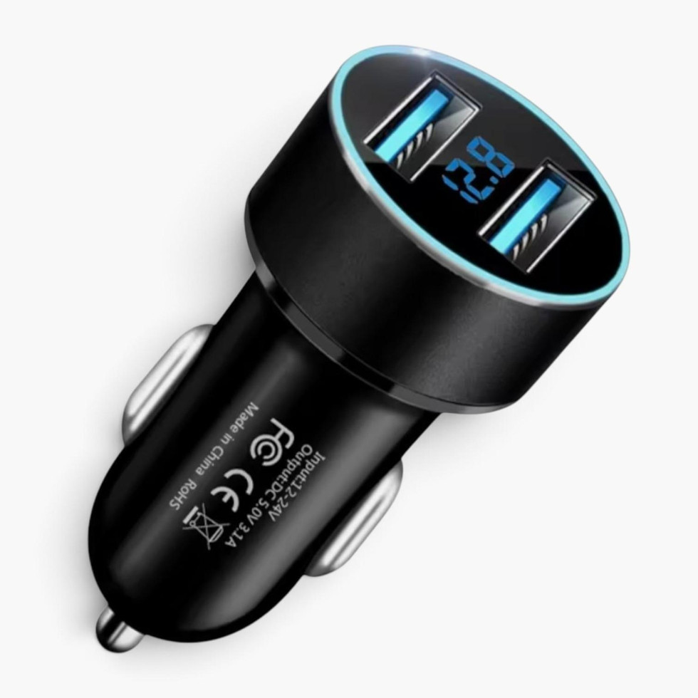 KFZ-Ladegerät 2× USB-A – Zigarettenanzünder 18W