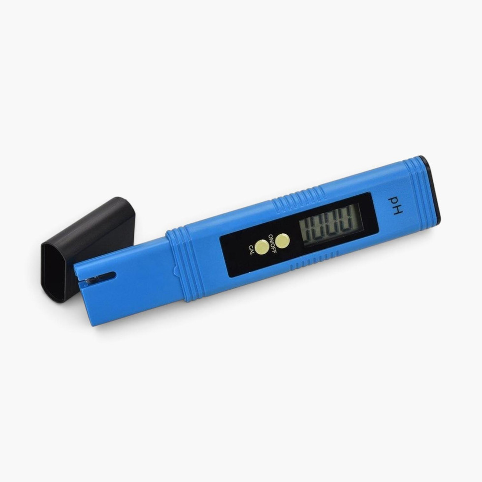 Digitaler pH-Tester Blau – pH-Messgerät 0–14 für Wasser & Aquarium