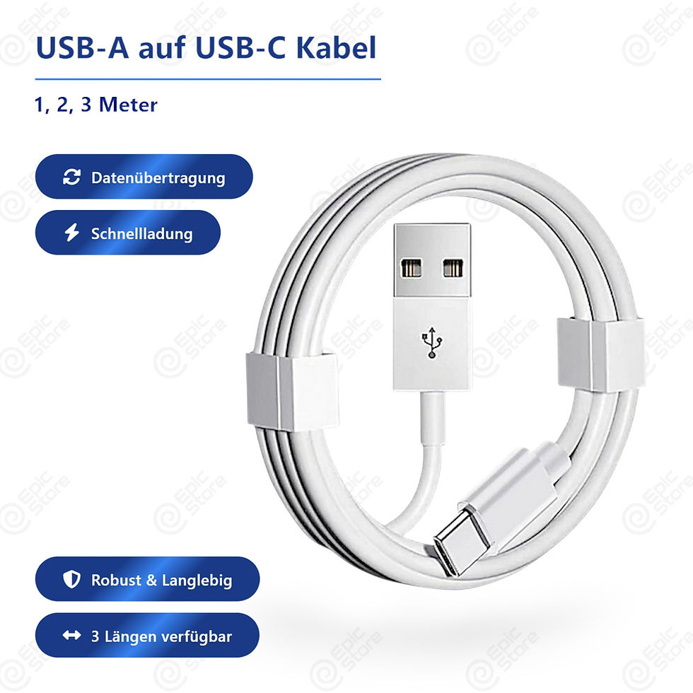 USB C auf USB A Ladekabel Typ-C Typ-A Datenkabel für Samsung Xiaomi Huawei Honor