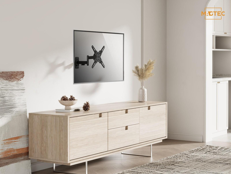 MAGTEC M03 TV-Wandhalterung – Schwenkbar & Neigbar, 13–43 Zoll