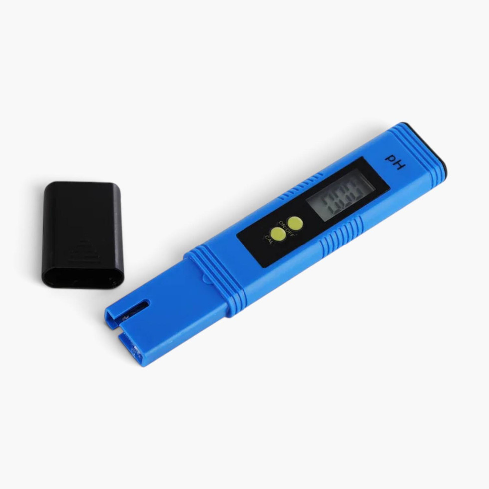 Digitaler pH-Tester Blau – pH-Messgerät 0–14 für Wasser & Aquarium