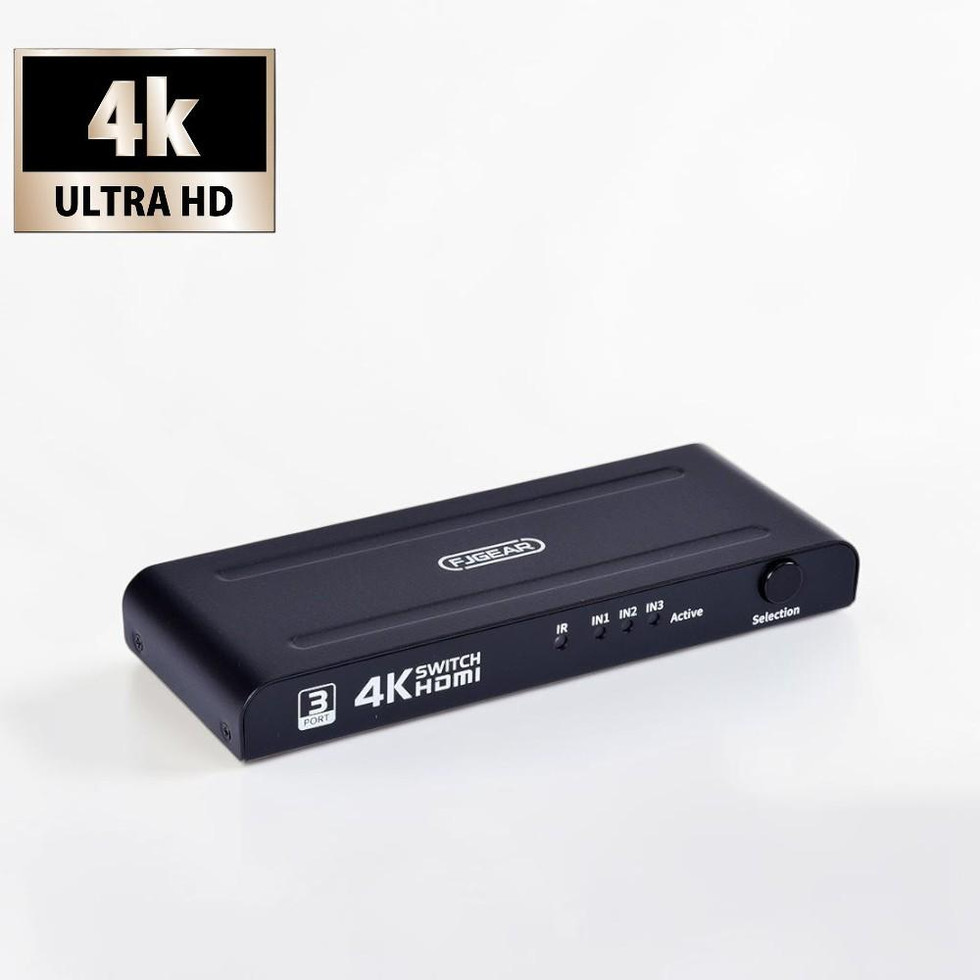 HDMI Splitter 1x3 · 4K Verteiler (1 Eingang → 3 Ausgänge)