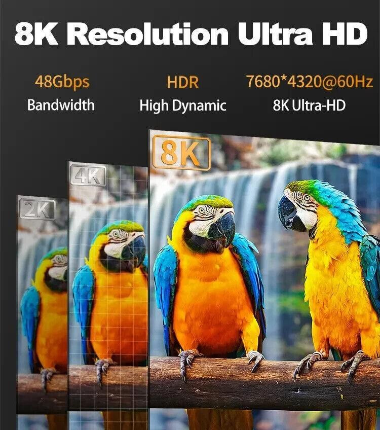 8K Ultra-HD HDMI Kabel – High Speed, HDMI auf HDMI