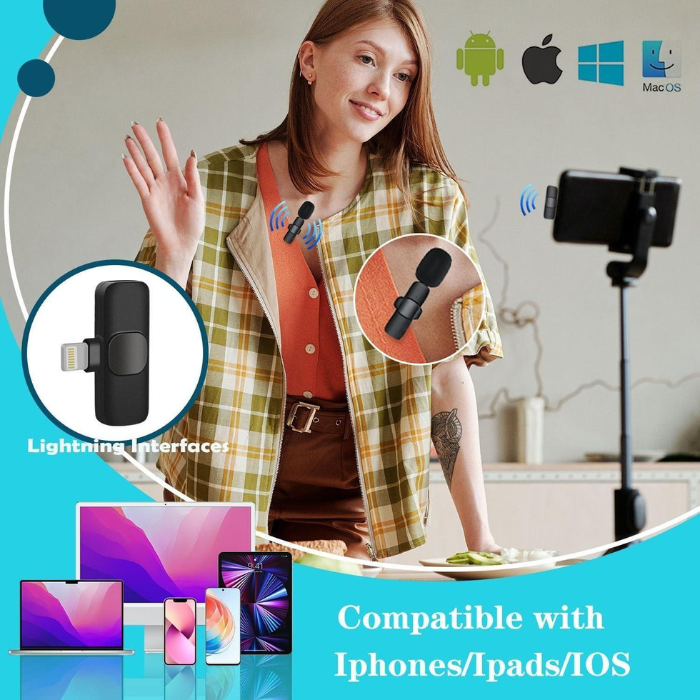 Lavalier Wireless Mikrofon USB-C · Single Set