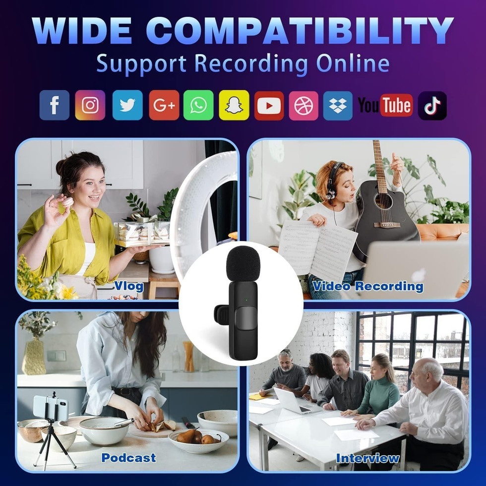 Lavalier Wireless Mikrofon USB-C · Single Set