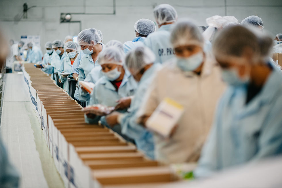 Armado de despensas para entrega directa a nuestros clientes