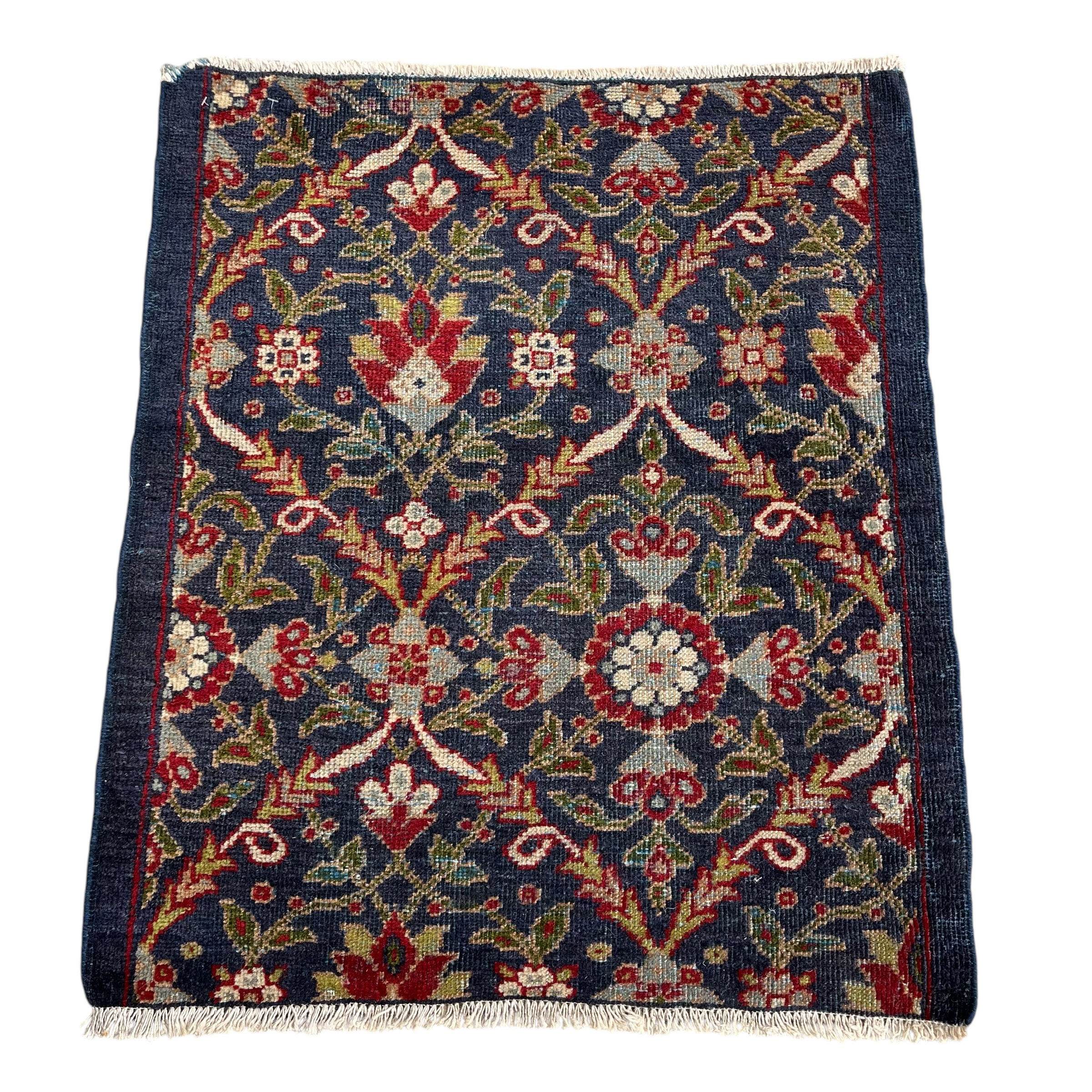 Persian Mahal Wagireh or sampler 84cm x 64cm Circa 1900