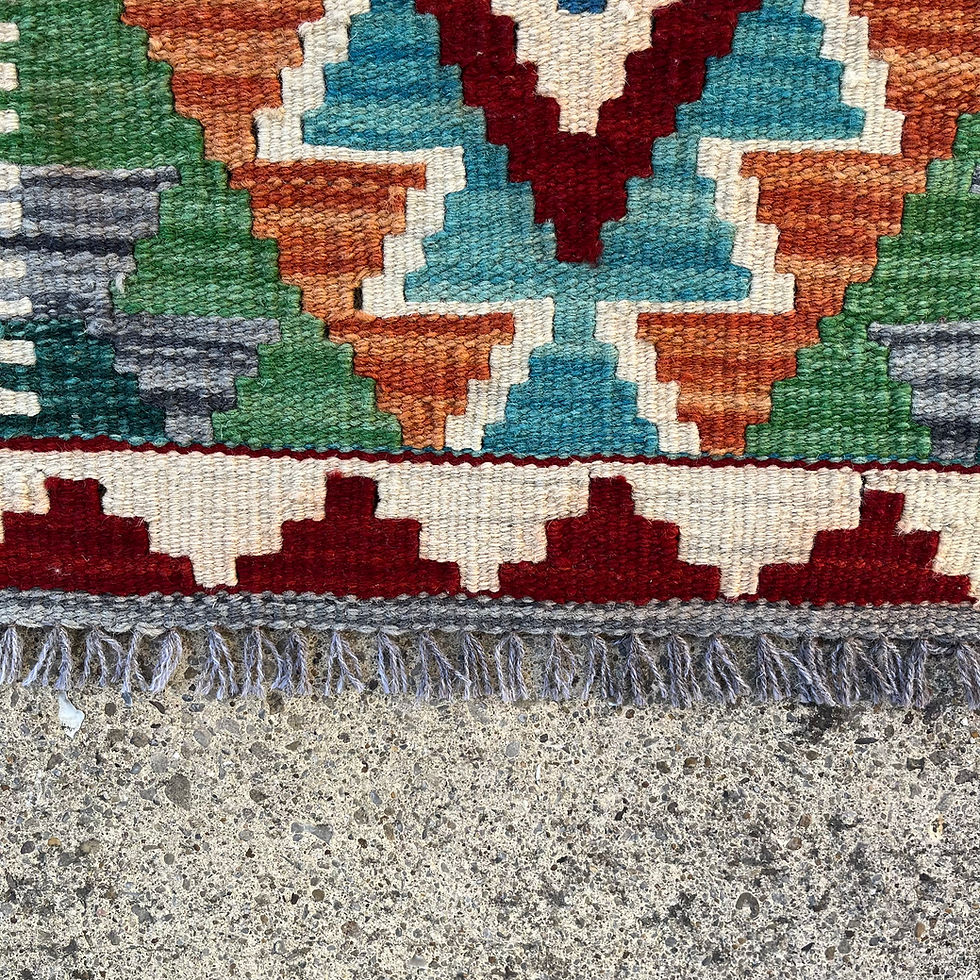 Thumbnail: AFG-6-10-10-25 Afghan kilim large door mat