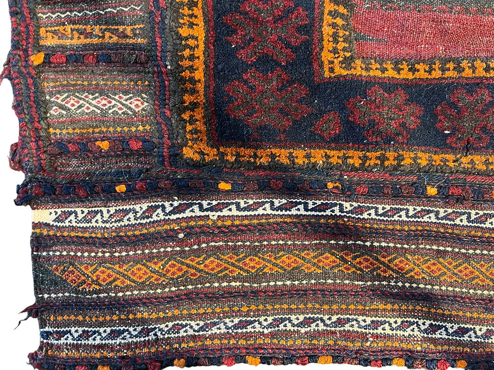 Thumbnail: Hand Knotted Persian Belouch Soffreh 135cm x 132cm