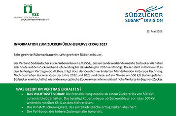 Informationen zur Kontrahierung 2027