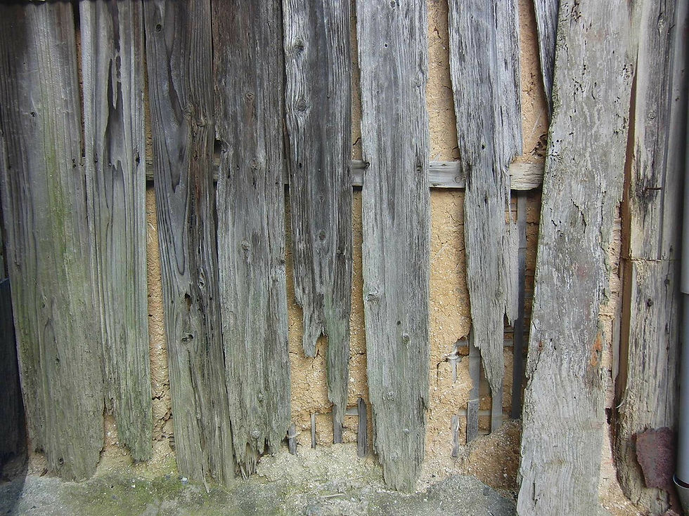 Weathered Wooden Fence