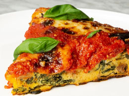 Spicy Spinach & Sausage Frittata Affogato