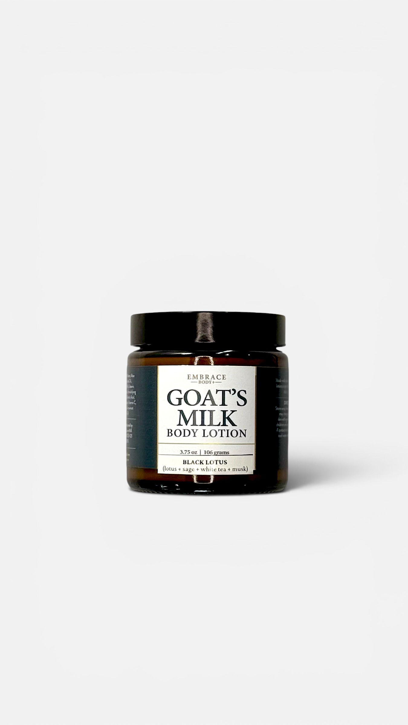 Black Lotus Goats Milk Lotion (3.75 oz)