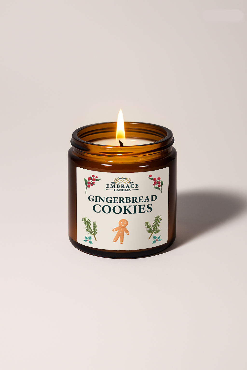 Gingerbread Cookies Mini Amber Candle