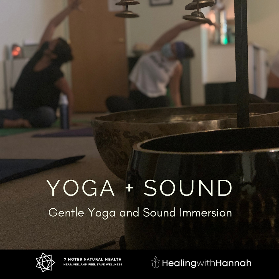 Yoga + Sound: Gentle Yoga and Sound Immersion