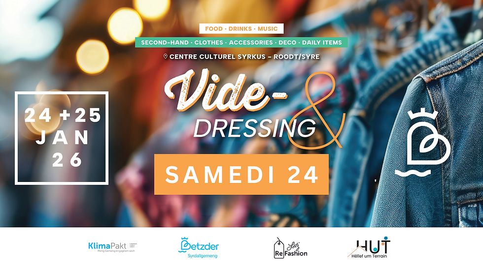 Inscription vide dressing - 24/01