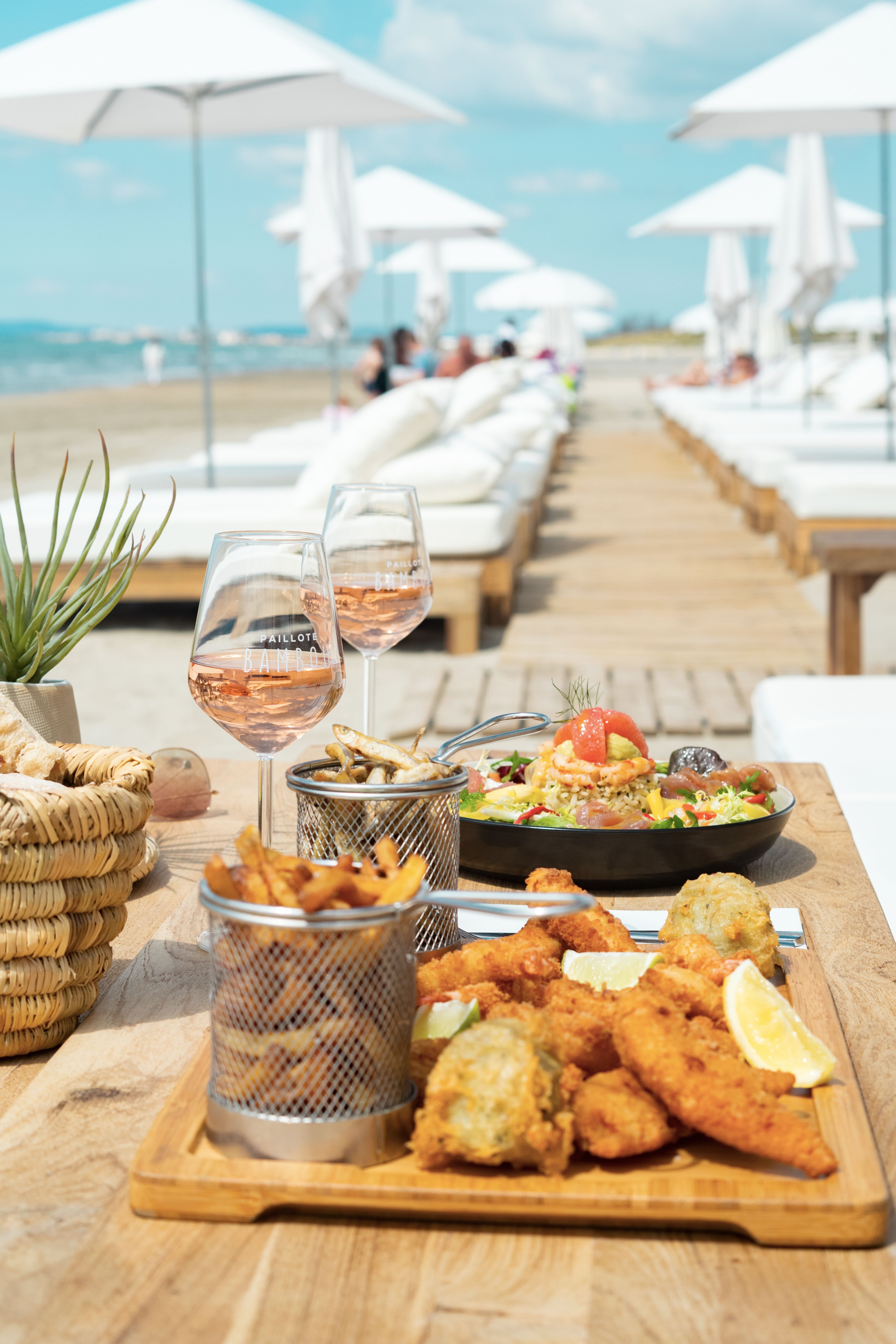 La Paillote Bambou Plage Privée Restaurant La Grande Motte