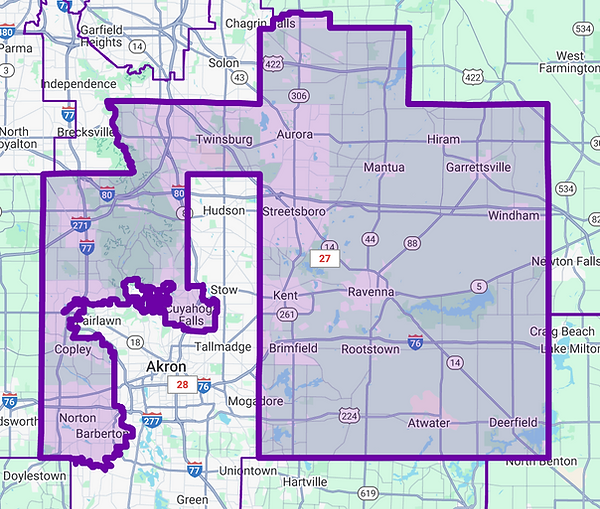 Ohio Senate District 27 Map