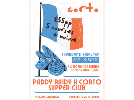 Paddy Raidy x Corto “Taste Of France” Supper Club