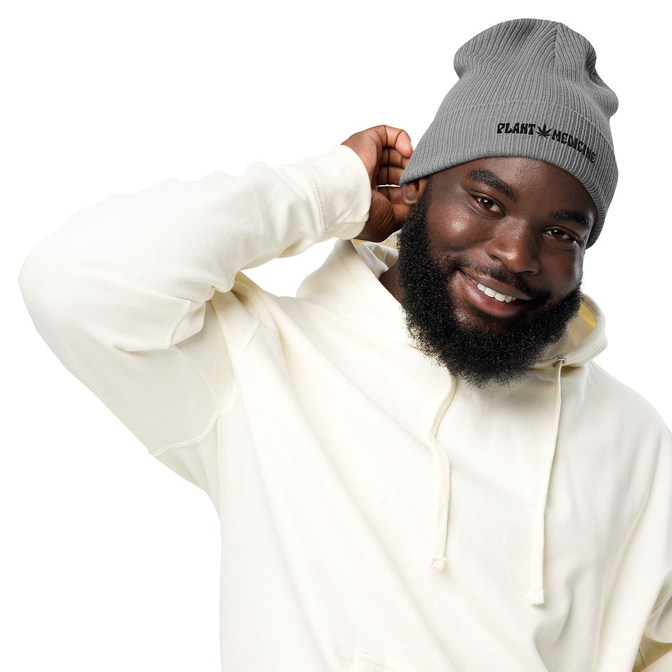 Thumbnail: Plant Medicine Organic ribbed beanie
