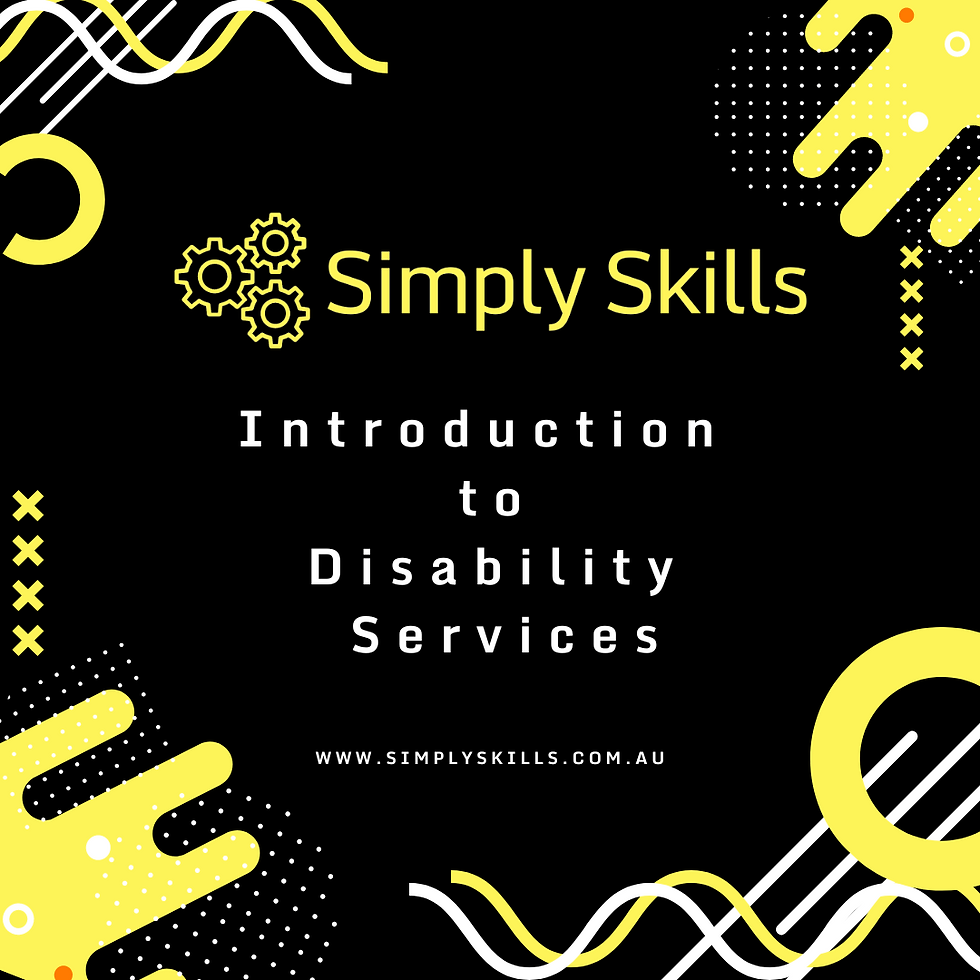 Introduction to Disability Services