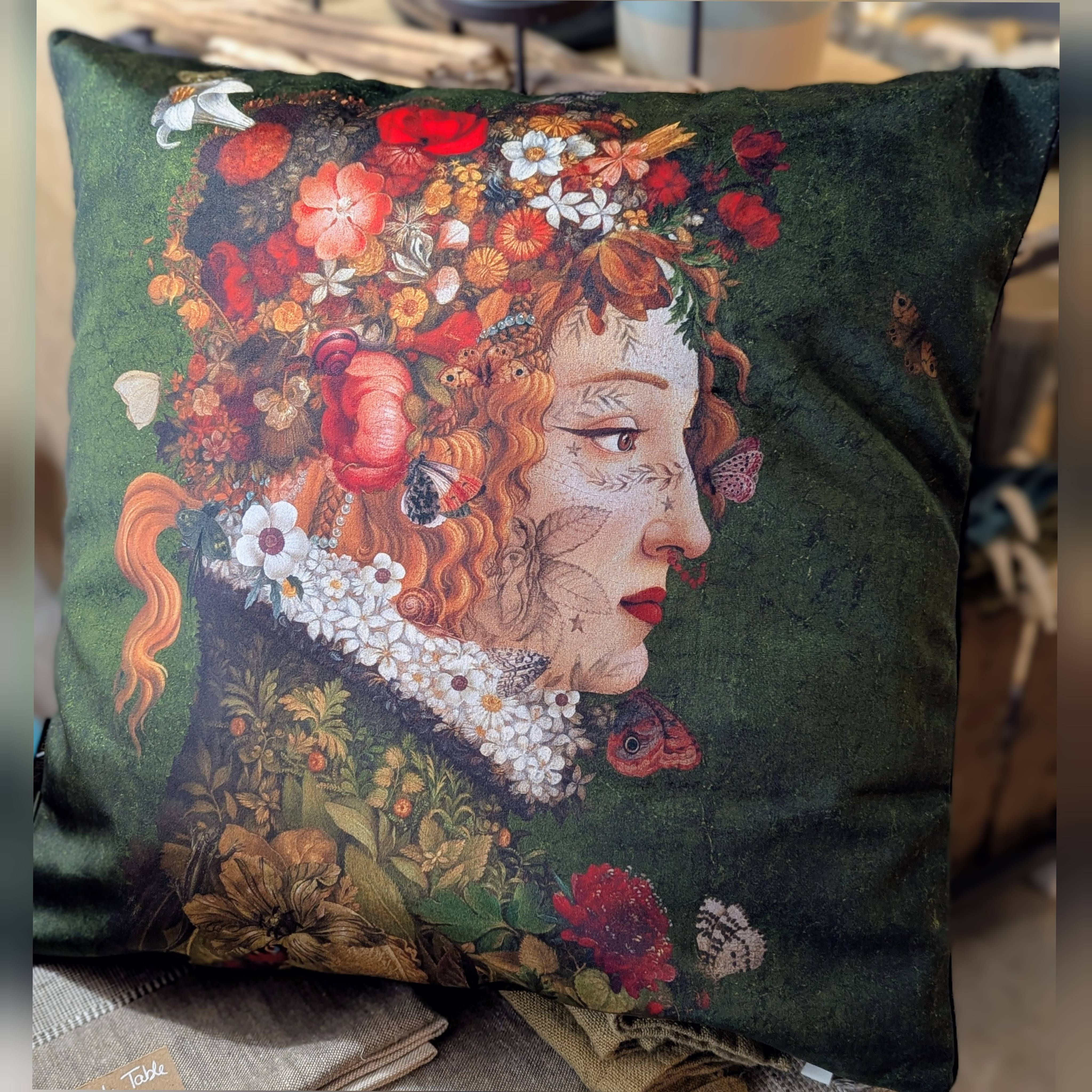 Coussin Voglio Bene "Flora"