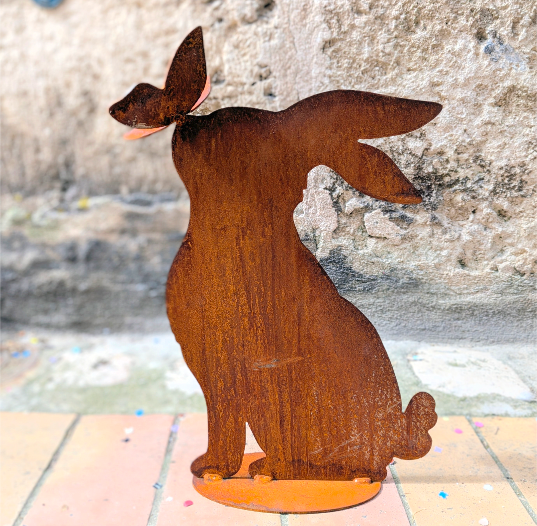 Lapin et papillon