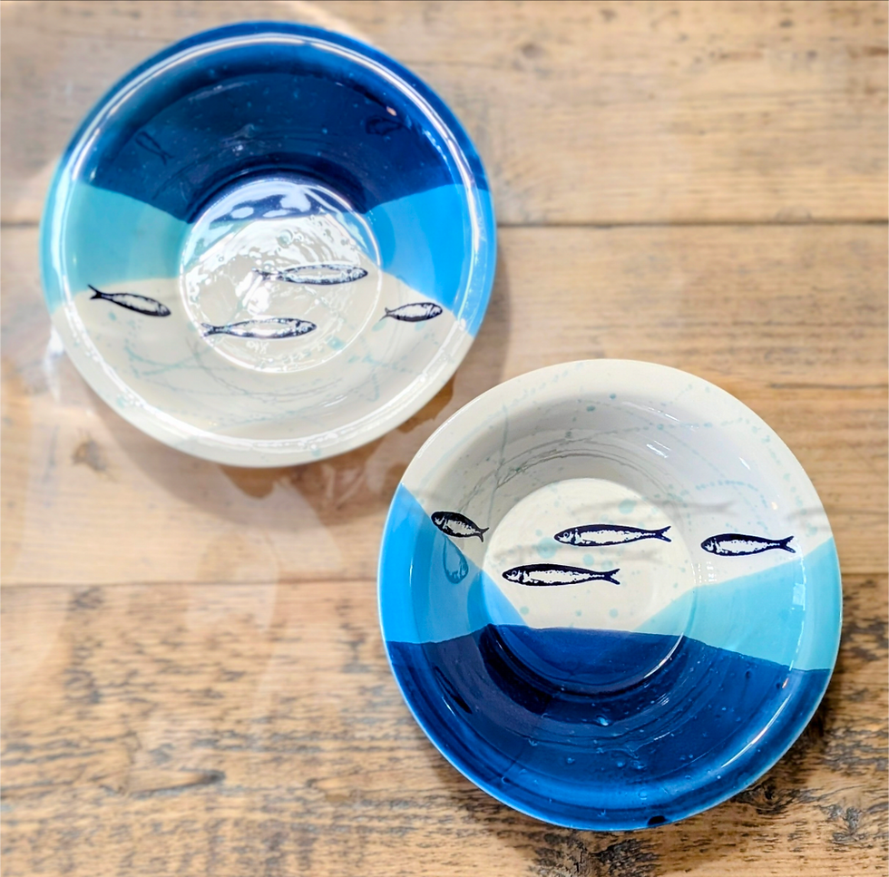 Miniature : Saladier Sardines en Mer