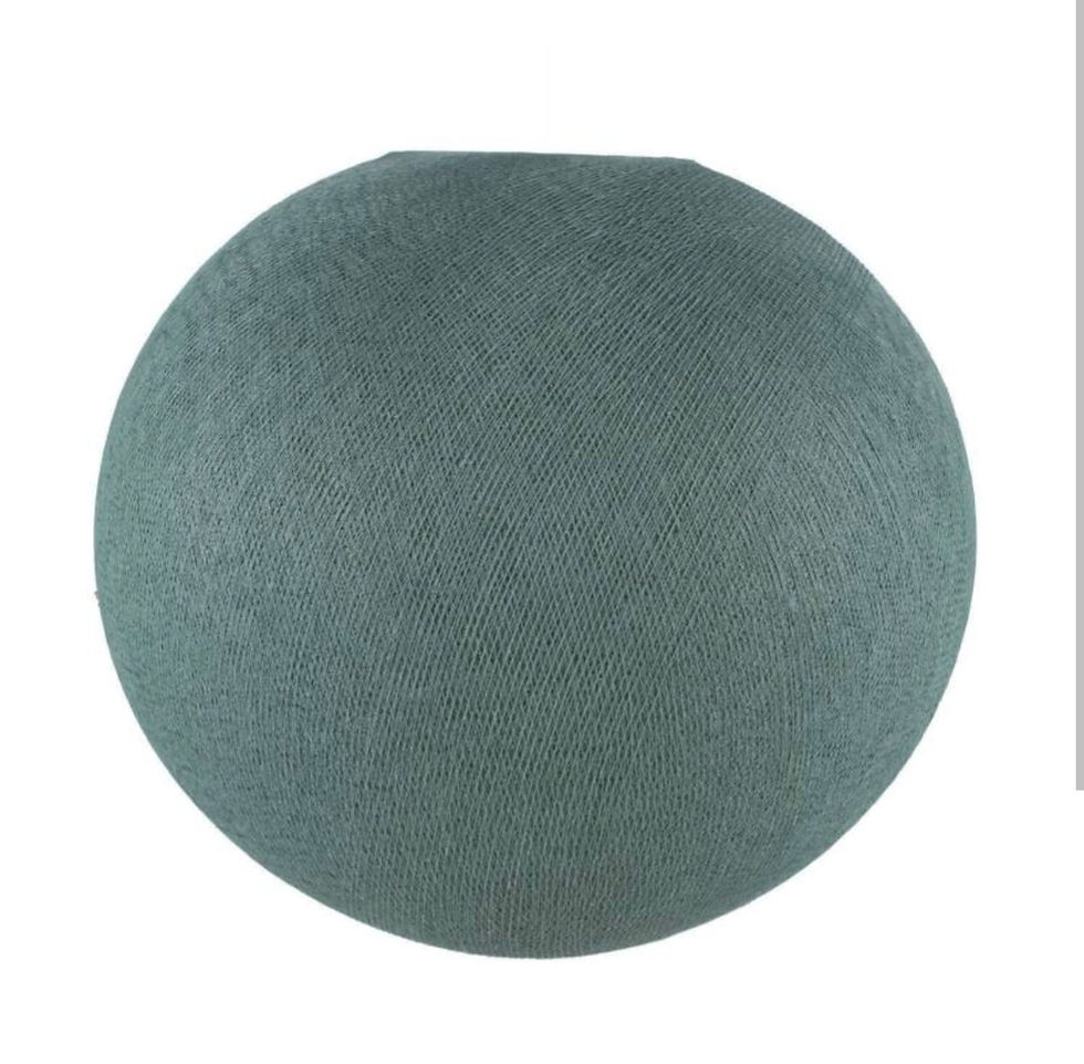 Miniature : Luminaire Globe vert de gris 38cm