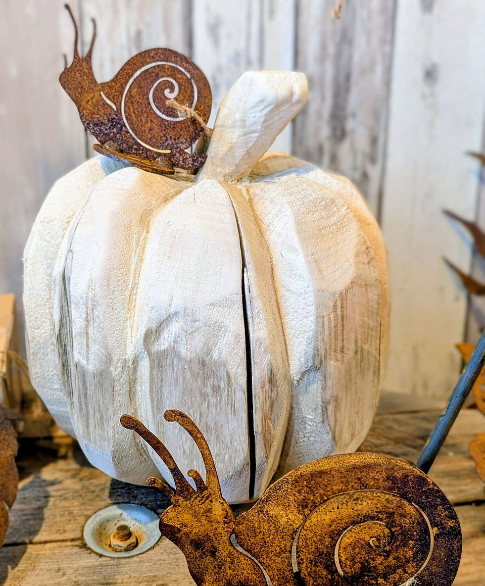 Miniature : Citrouille en bois L
