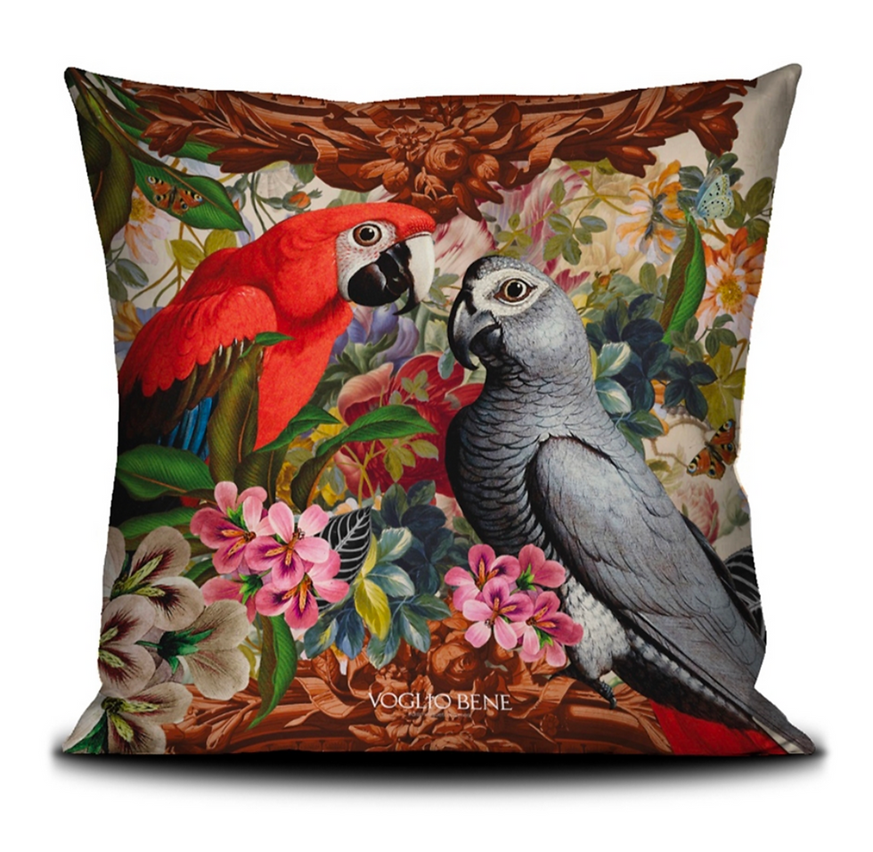 Miniature : Coussin Perroquets Voglio Bene 