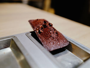 バレンタインの時期にお出ししている、チョコレートのフィナンシェ