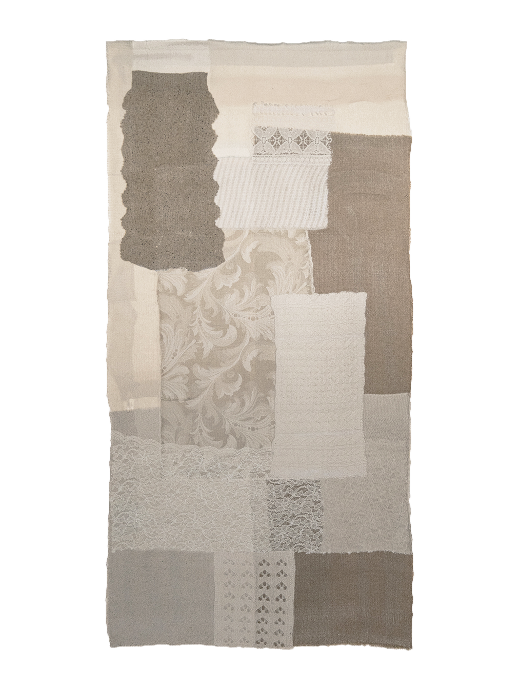 Texture Study 1 in White & Beige