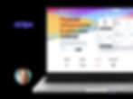 Laptop displaying Stripe’s B2B homepage design with a bold headline reading “Financial infrastructure to grow your revenue,” showcasing effective layout, trust logos, and clean UI that exemplifies high-converting B2B homepage design.