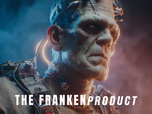Cinematic Frankenstein-inspired character representing a stitched-together product, used to illustrate why UX best practices matter in creating cohesive user experiences.