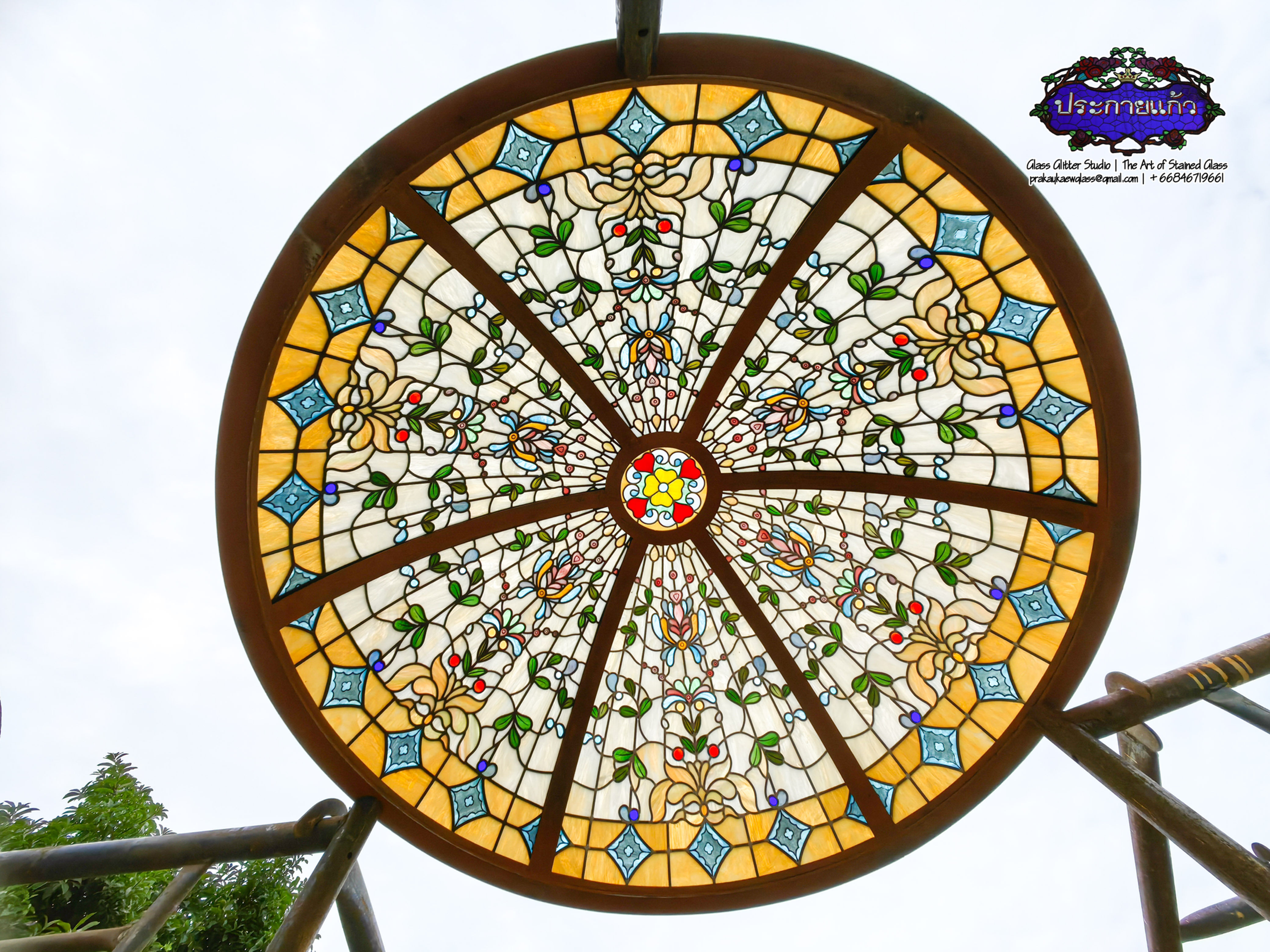 "Gypsy" Stained Glass Dome