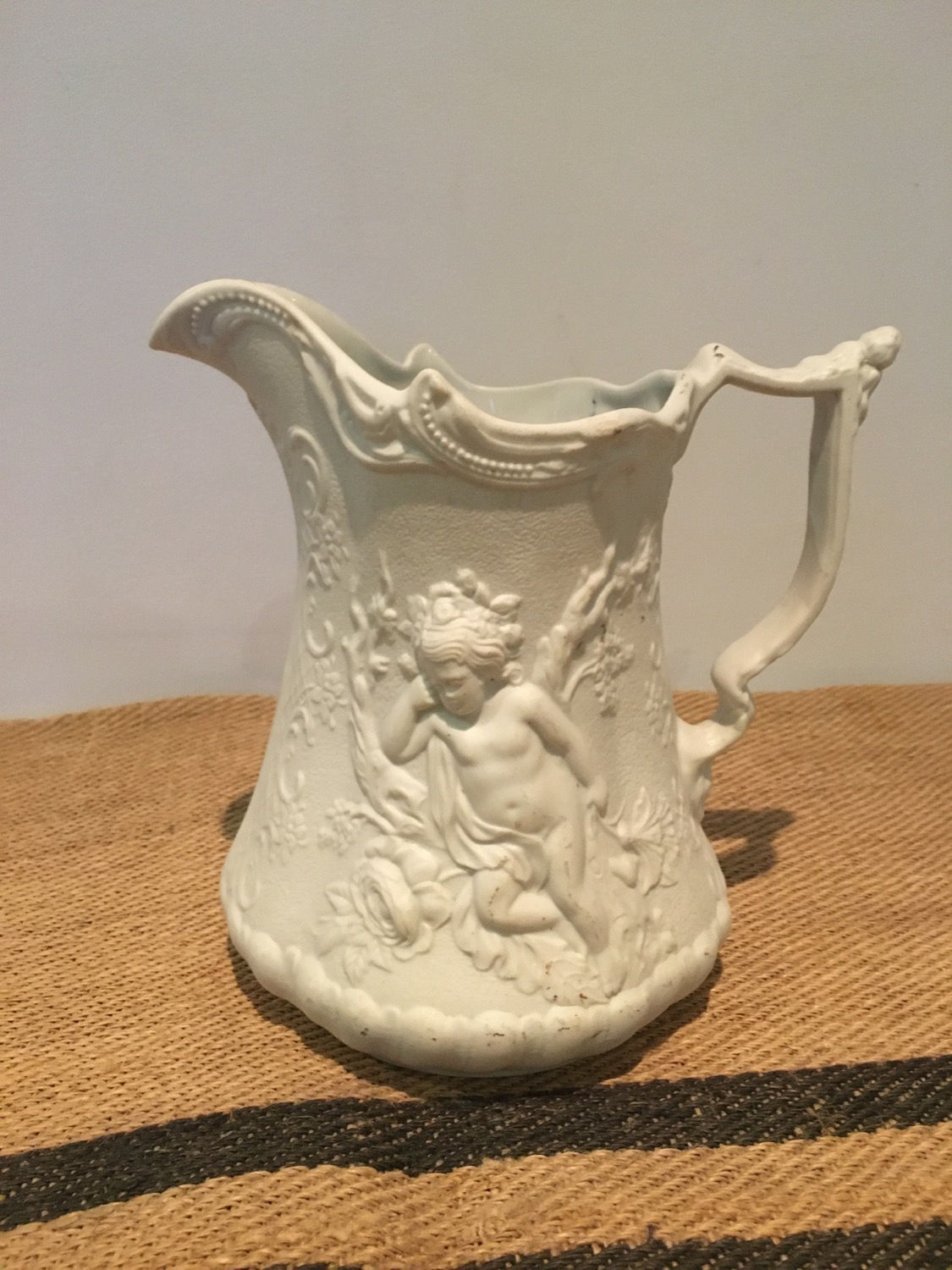 Portmeirion Parian  Ware Jug With Cherubs