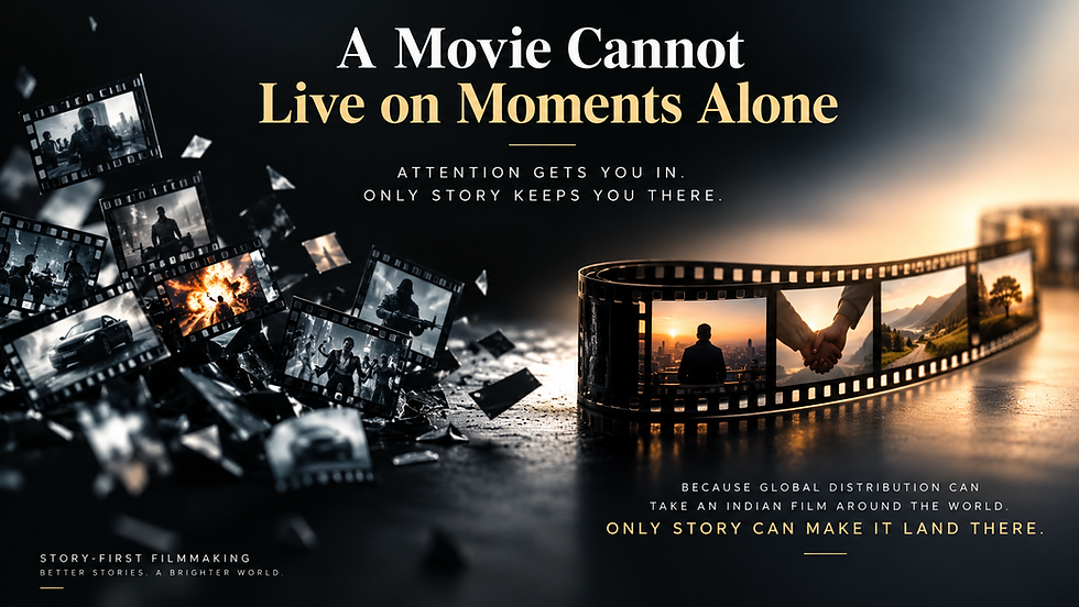 Toxic the movie: What happens when cinema becomes extraordinarily effective at capturing our attention moment by moment, but struggles to transform those moments into a continuously accumulating emotional experience?