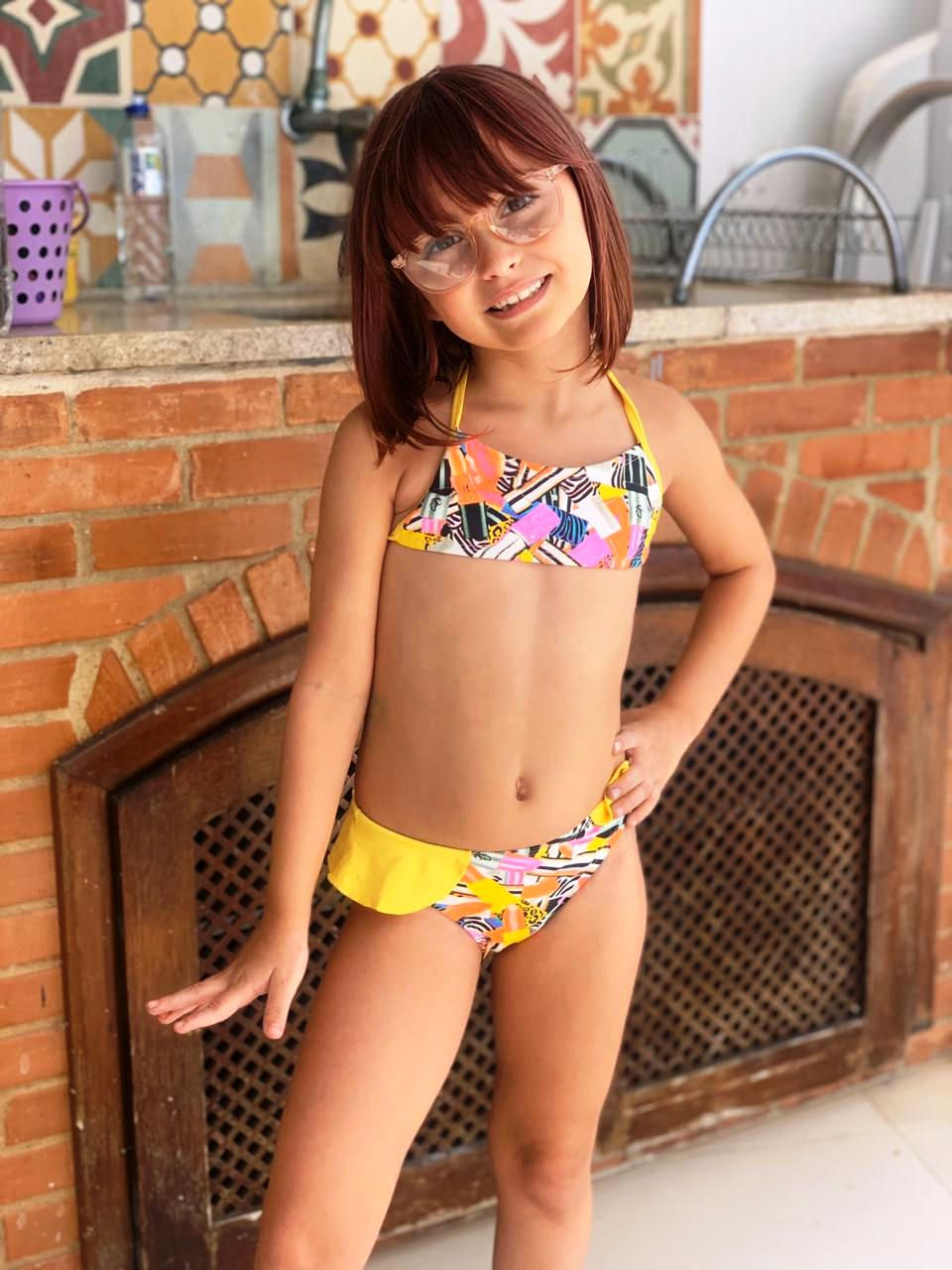 Miniatura: Biquíni Alice - Maquiagem com Amarelo