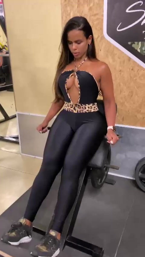 Miniatura: Macacão Ayla - Preto e Onça